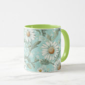 Blühende Liebe - Blumenflorale Tasse am Muttertag (VorderseiteRechts)