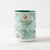 Blühende Liebe - Blumenflorale Tasse am Muttertag (Mittel)