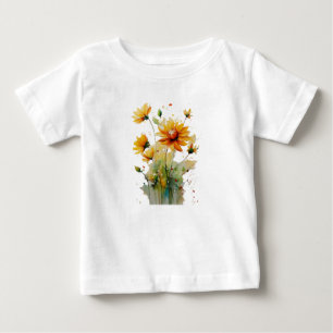 "Blühende Liebe für Baby" Baby T-shirt