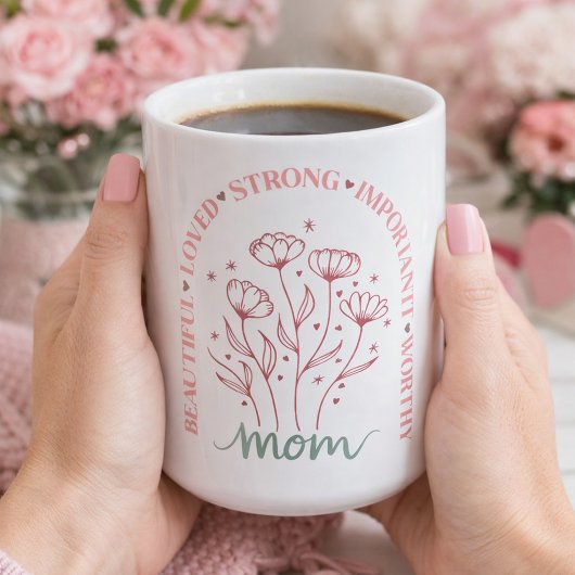 Blühende Liebe für Mama Kaffeetasse