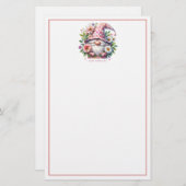 Blühende Liebe: Muttertagsgenom Briefpapier (Vorne/Hinten)