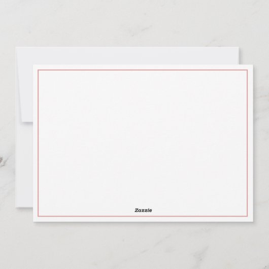 Blühende Liebe: Muttertagsgenom Feiertagskarte (Rückseite)