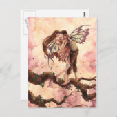 blühende Liebe Postkarte (Vorne/Hinten)