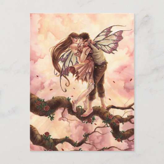 blühende Liebe Postkarte (Vorderseite)