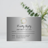 Blühende Liebe: RSVP-Karte RSVP Karte (Stehend Vorderseite)