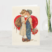 Blühende Liebe Valentinstag Karte (Vorderseite)