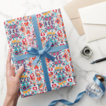 Blühende Liebe Zuneigungen Valentine Wrapping Pape