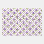 Blühende Lilacs für den Frühling Geschenkpapier Set (Vorderseite 3)