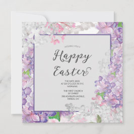 Blühende Lilacs Happy Oaster Holiday Card Feiertagskarte