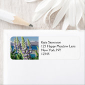 Blühende Lupine Neuseeland Landschaft (Insitu)