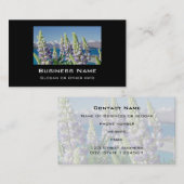 Blühende Lupine Neuseeland Landschaft Visitenkarte (Vorne/Hinten)