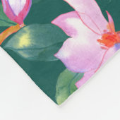 blühende Magnolie Fleecedecke (Ecke)