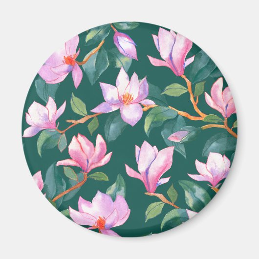 blühende Magnolie Magnet (Vorne)