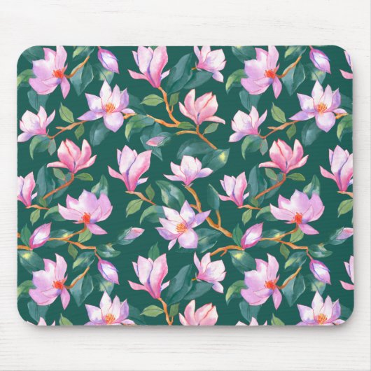blühende Magnolie Mousepad (Vorne)