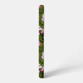 Blühende Magnolie und Titmausvogel 2 Samsung Galaxy Hülle (Linke Seite)