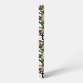 Blühende Magnolie und Titmausvogel Samsung Galaxy Hülle (Linke Seite)