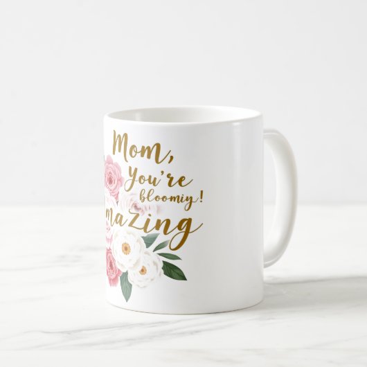 Blühende Mama Tasse (VorderseiteRechts)