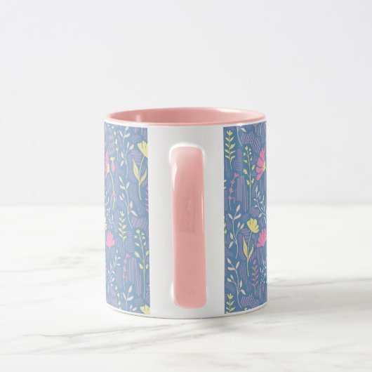 Blühende Meeresbrise Tasse (Griff)