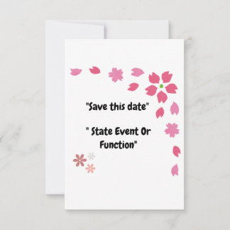 "Blühende Momente - Anpassbar Save The Date