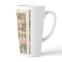 Blühende-Momente-Tasse – Mädchen im Blumenladen Ka