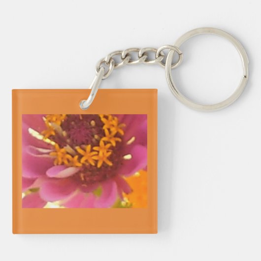 Blühende Narbenbildung Schlüsselanhänger (Rückseite)