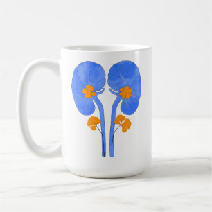 Blühende Nieren Kaffeetasse