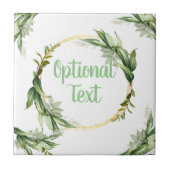 Blühende Olivenbäume  Fliese (Vorderseite)