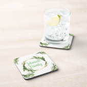 Blühende Olivenbäume Getränkeuntersetzer (Rechte Seite)