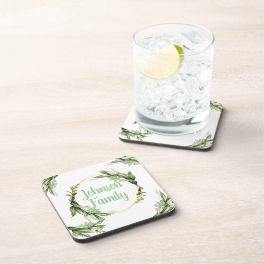 Blühende Olivenbäume Getränkeuntersetzer (Rechte Seite)