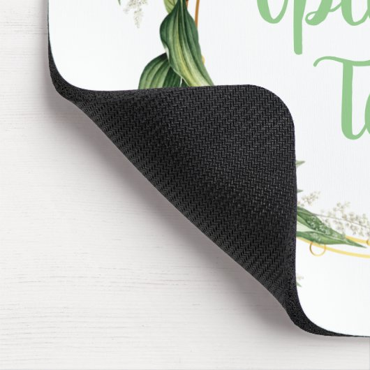 Blühende Olivenbäume Mousepad (Ecke)