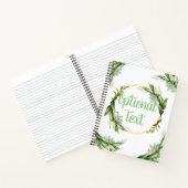 Blühende Olivenbäume Notizblock (Innenseite)