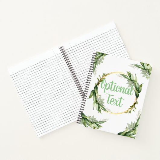 Blühende Olivenbäume Notizblock (Innenseite)