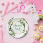 Blühende Olivenbäume Pappteller (Party)