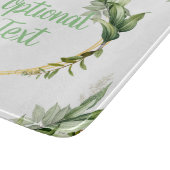 Blühende Olivenbäume Schneidebrett (Ecke)