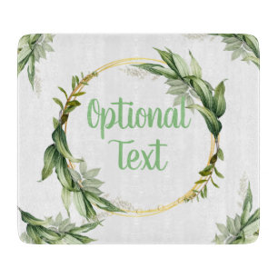 Blühende Olivenbäume Schneidebrett