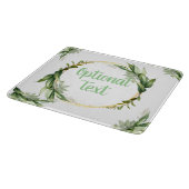 Blühende Olivenbäume Schneidebrett (Ecke)