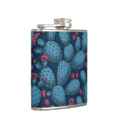 Blühende Opuntia Flachmann (Rechts)