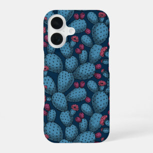 Blühende Opuntia iPhone 16 Hülle