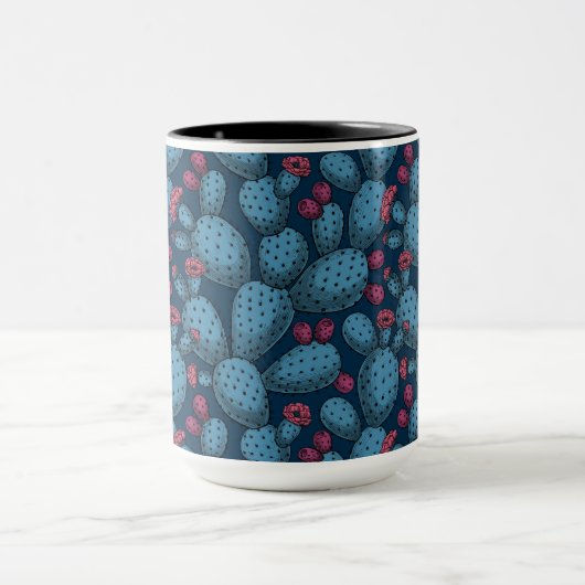 Blühende Opuntia Tasse (Zentrum)