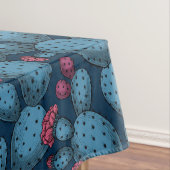 Blühende Opuntia Tischdecke (Beispiel)