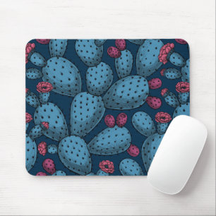 Blühende Opuntie Mousepad