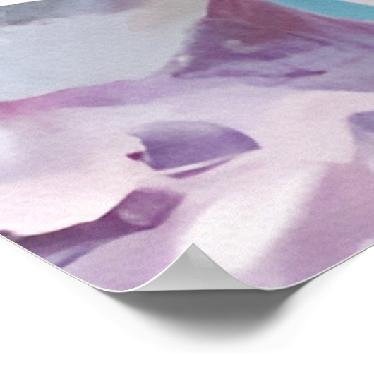 Blühende Paony Pael Colors Poster (Ecke)