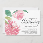 Blühende Peonie | Einladung (Vorderseite)