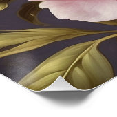 Blühende Peony-Blume Poster (Ecke)