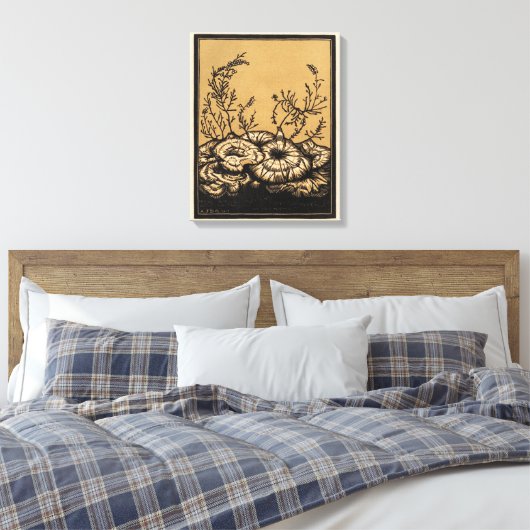 Blühende Pflanze Leinwanddruck (Insitu (Schlafzimmer))