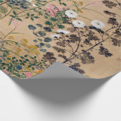 Blühende Pflanzen Ogatas Korin im Herbst Geschenkpapier (Ecke)