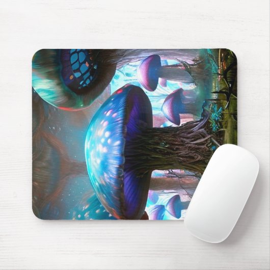 Blühende Pilze Mousepad (Mit Mouse)