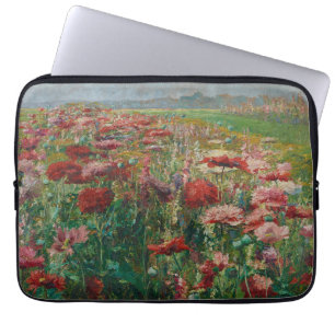 Blühende Poppies - Olga Wisinger-Florian Laptopschutzhülle