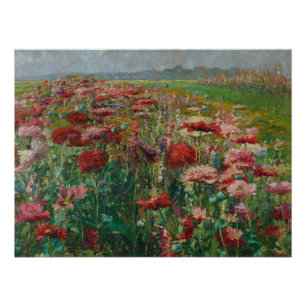 Blühende Poppies - Olga Wisinger-Florian Poster