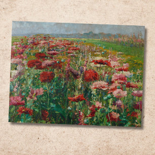 Blühende Poppies - Olga Wisinger-Florian Postkarte